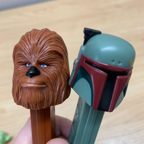 Vintage Star Wars Pez Dispensers Lot of 9 (1997-2004) Vader Chewbacca Palpatine - Picture 7 of 9